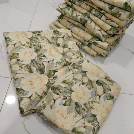 Women's Unstitched 2 Piece Soft Cotton Lawn Suit – Matching Shirt & Trouser | Sheikhani Clothing
