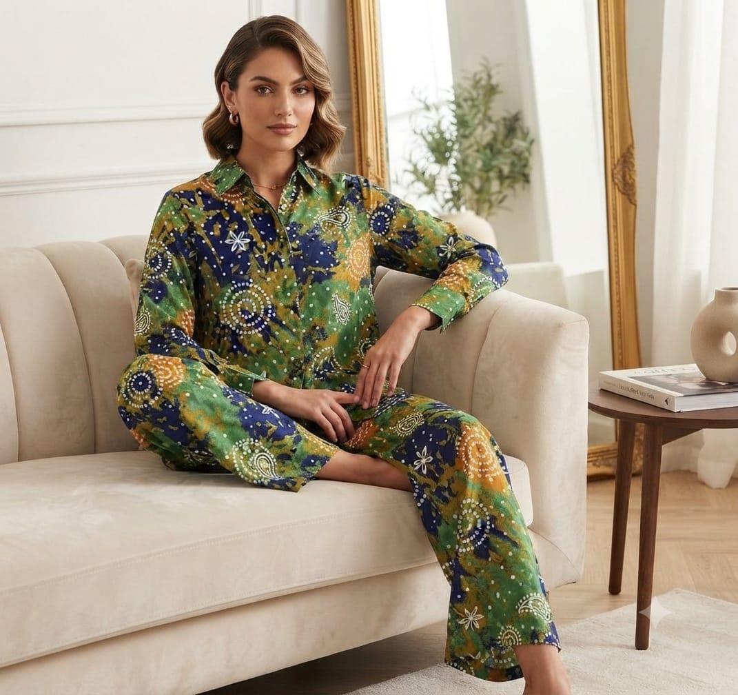 Women's Unstitched 2 Piece Soft Cotton Lawn Suit – Matching Shirt & Trouser | Sheikhani Clothing